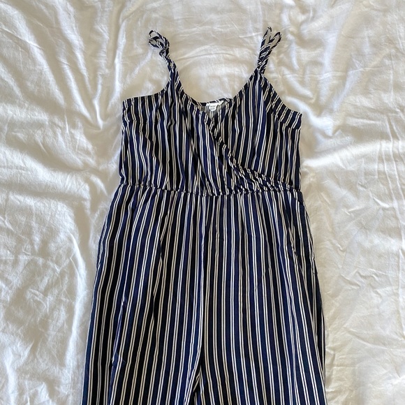 2/$40๐ CLOSET CLEAN OUT: Striped jumpsuit - Picture 1 of 11